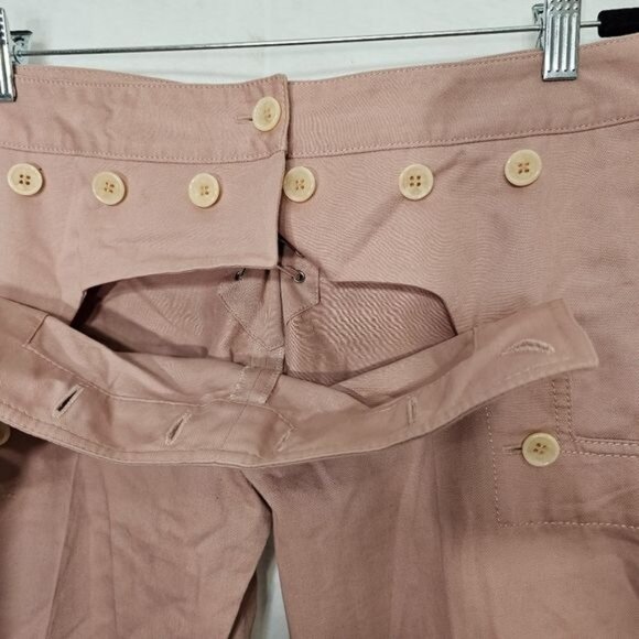 Dolce & Gabbana Pink Sailor Placket Front High Rise Pants 8 - Picture 9 of 15